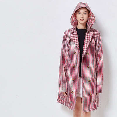 Impermeable Retro Británico para Mujer con Cinturón Ancho - Image 7