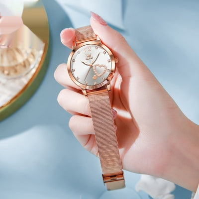 Reloj Elegante para Mujer con Correa Mesh Personalizable