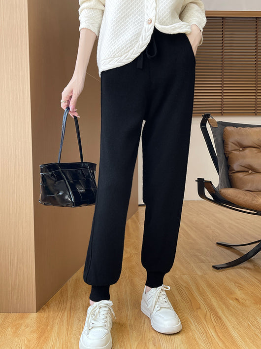 Pantalón de Punto Abrigado Ajustado Otoño-Invierno - Image 6