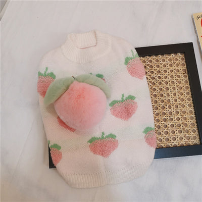 Ropa Estampada Melocotón para Perros y Gatos