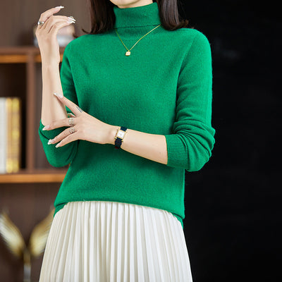 Polera Cuello Alto Ajustada para Mujer - Prenda Base Versátil - Image 19