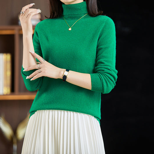 Polera Cuello Alto Ajustada para Mujer - Prenda Base Versátil - Image 19