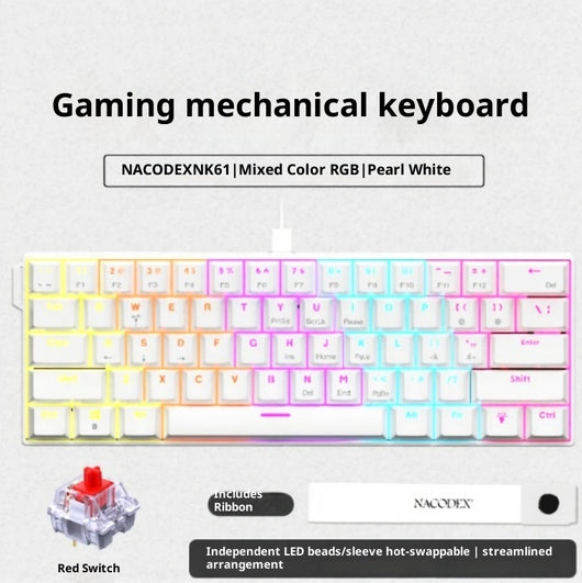 Teclado Mecánico Ajazz NK61 - Compacto y Profesional - Image 3