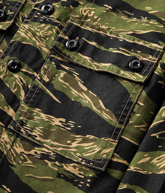 Camisa de Trabajo Manga Larga Patrón Tigre - Image 17