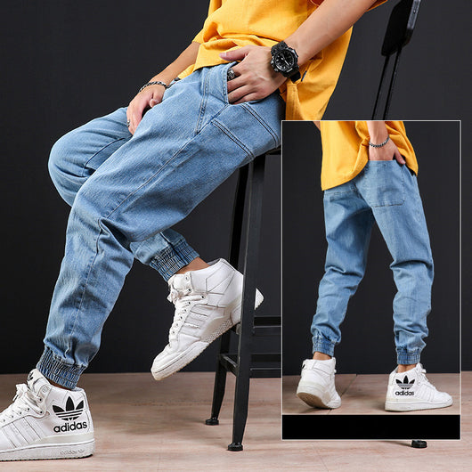 Jeans Sueltos de Pierna Recta con Pretina Moldeadora