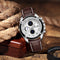 Reloj de Cuero Multifuncional para Hombre