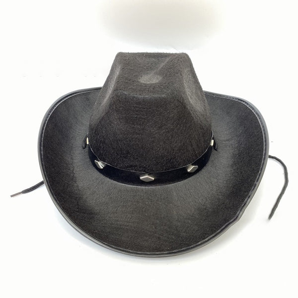 Sombrero Vaquero Infantil de Fieltro Poliéster con Ala Grande - Image 7