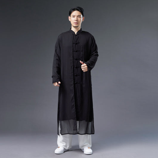 Túnica Hanfu Blanca de Verano para Hombre - Disfraz Hada Chifón Tradicional Chino - Image 5
