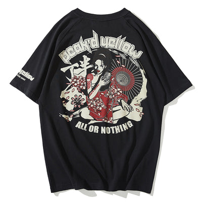 Camiseta Estampado Japonés