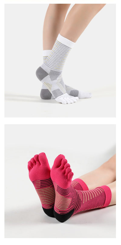 Calcetines Deportivos Five-Finger Antideslizantes para Maratón - Image 27