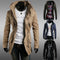 Chaqueta Casual Slim Fit Cuello Alto Elegante para Hombre