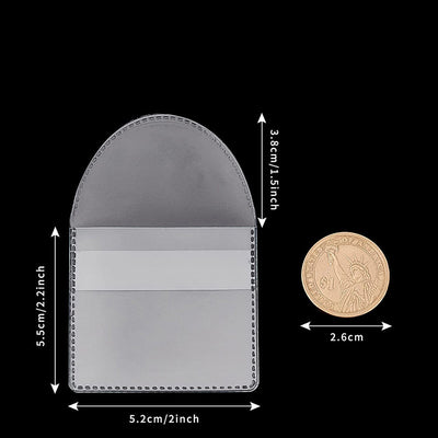 Monedero Transparente de Plástico Suave con Insignia - Image 12