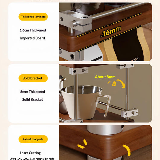 Repisa Estante para Máquina de Café Estilo Retro Moderno - Image 3