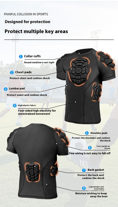 Conjunto de Uniforme Deportivo Anti-colisión para Fútbol Competencia y Entrenamiento - Image 13