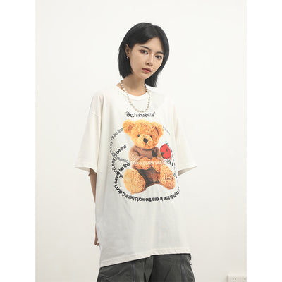 Playera Estampado Oso de Manga Corta - Image 12
