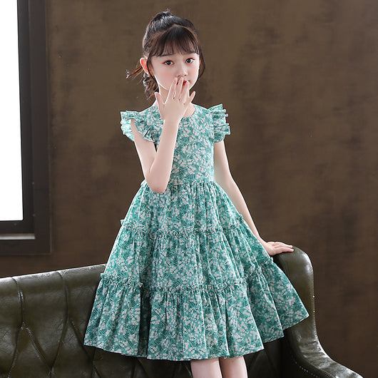 Vestido Floral de Algodón para Niñas - Diseño Moderno y Cómodo - Image 25