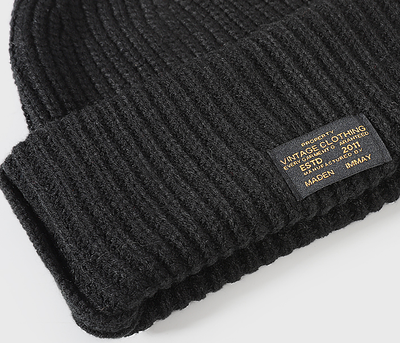 Gorro Tejido Vintage Melón - Abrigo Cálido y Elegante - Image 14