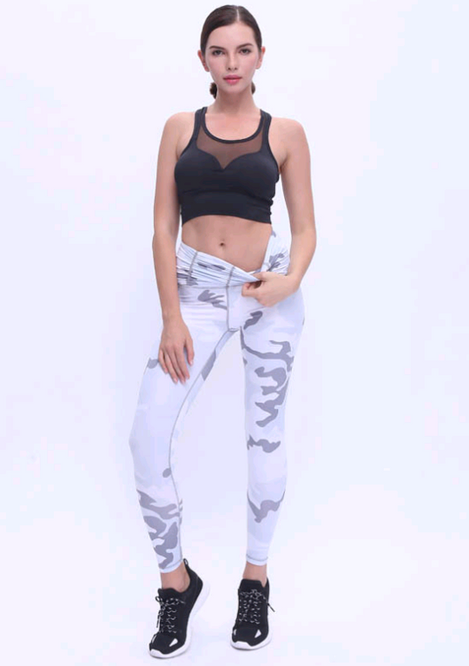 Leggins Deportivos Camuflaje Cintura Alta con Tecnología de Compresión - Image 8