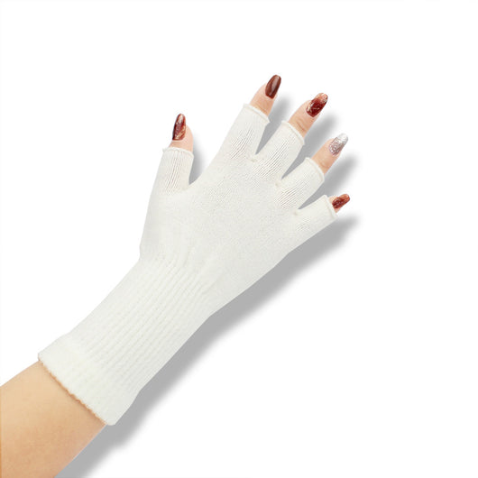 Guantes Térmicos Acrilicos Ribeteados con Dedos Abiertos - Image 5