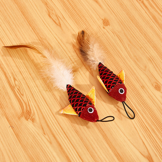 Juguete Interactivo con Pluma y Varilla Retráctil para Gatos - Image 2
