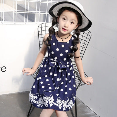 Vestido Chaleco con Estampado de Lunares - Image 9