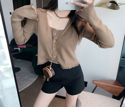 Cardigan Corto Tejido para Mujer - Image 8