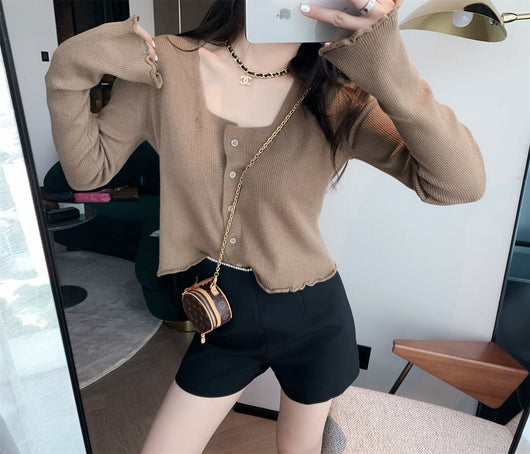 Cardigan Corto Tejido para Mujer - Image 8