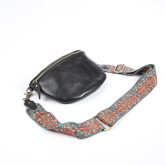 Bolso Bandolera de Cuero Curtido Vegetal para Mujer - Estilo Urbano - Image 6