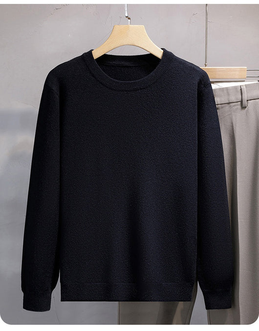 Suéter Holgado Oversized Cuello Redondo para Hombre - Image 27