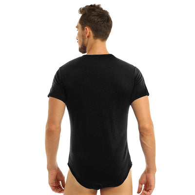Pijama Hombre Manga Corta Cuello Redondo Botones Transpirable - Image 21