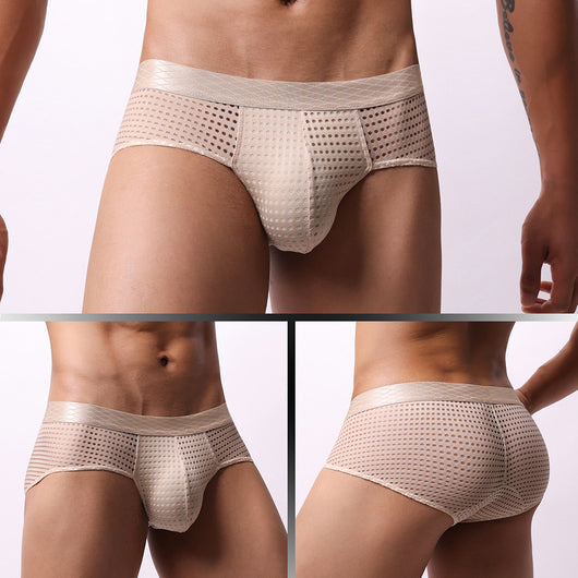 Calzoncillos Tipo Boxer de Malla Cintura Baja para Hombre - Image 4