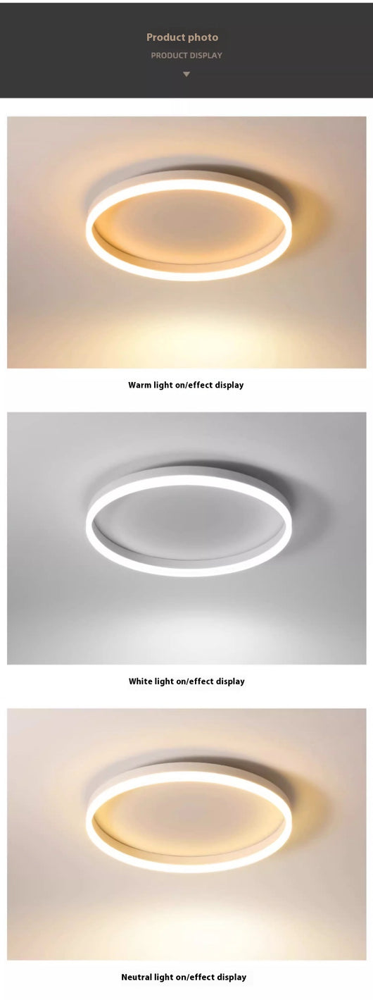 Lámpara de Techo LED Dormitorio Minimalista Moderna - Image 12
