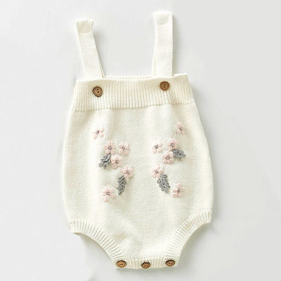 Enterizo Bordado para Bebé Otoño Invierno Estilo Princesa - Image 4
