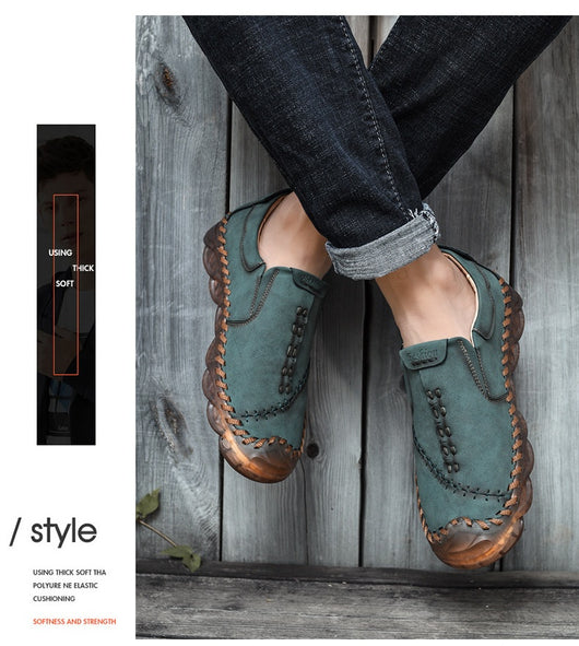 Zapatos Casuales Slip-on de Cuero Reforzado Premium - Image 12