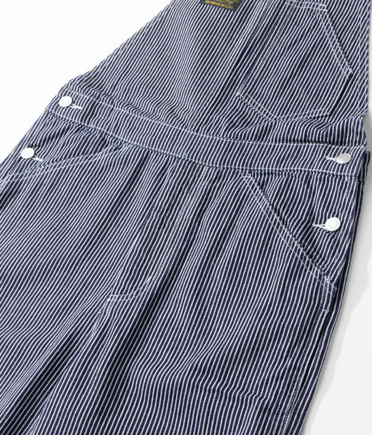 Pantalón de Trabajo Tipo Peto Canvas a Rayas para Leñador y Ferrocarril - Image 15