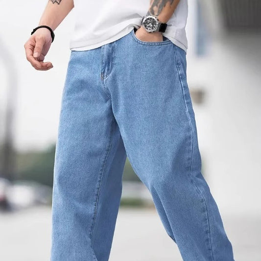 Pantalones Vaqueros Holgados Rectos para Hombre