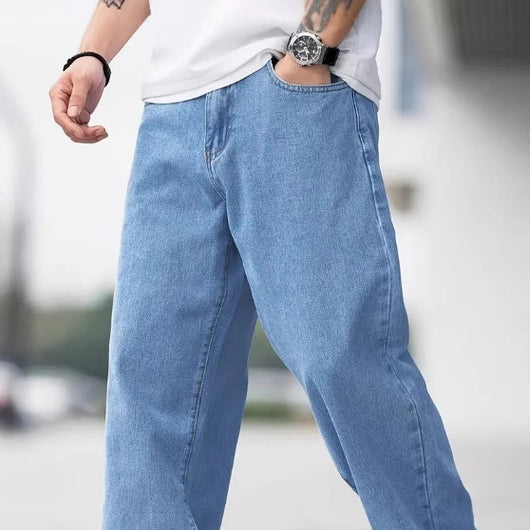Pantalones Vaqueros Holgados Rectos para Hombre