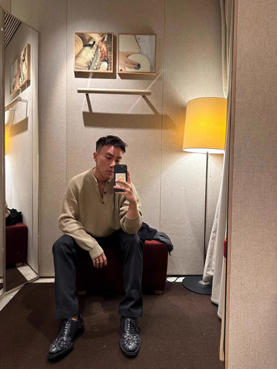 Suéter Grueso Liso para Hombre - Otoño Invierno - Image 10