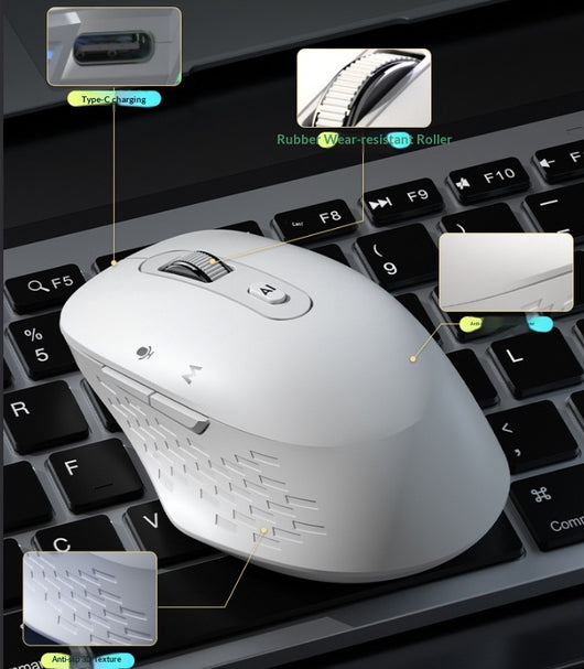 Ratón Inteligente por Voz con Bluetooth y Carga Inalámbrica - Image 5