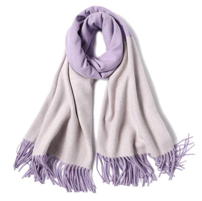 Bufanda de Lana Escocesa Gruesa Otoño-Invierno Unisex - Image 12