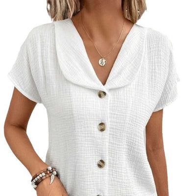 Cardigan Corto Liso de Botones para Mujer - Image 4