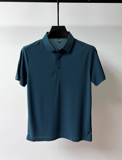 Polo Manga Corta Ice Silk Waffle para Hombre - Image 21