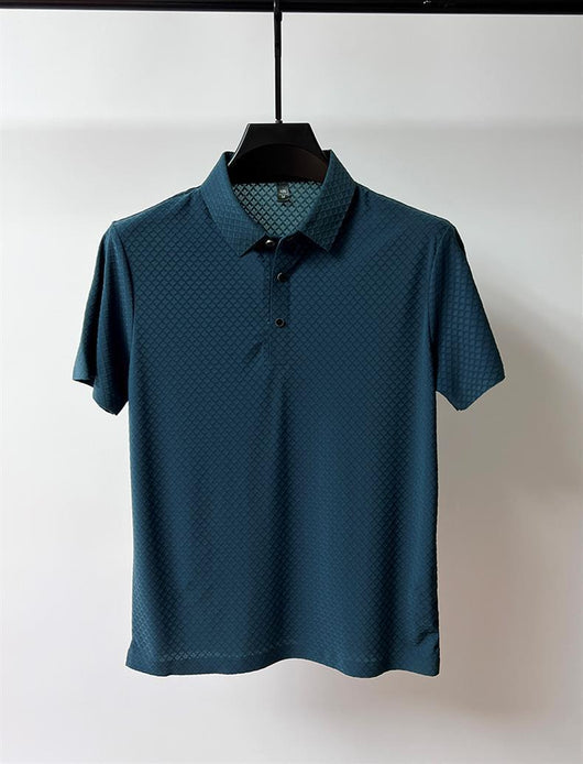 Polo Manga Corta Ice Silk Waffle para Hombre - Image 21