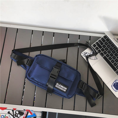 Bolsa de Pecho para Hombre - Mochila Cruzada Negra Estilo Urbano - Image 3