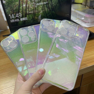 Funda Protectora Bicolor con Bordes Suaves y Efecto Espejo - Image 8