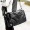 Bolso de Cuero para Hombre - Maletín Casual de Gran Capacidad para Viajes
