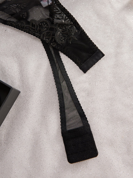 Corsé Modelador Transparente con Encaje y Varillas de Acero - Image 24