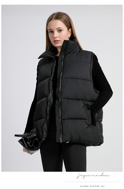 Chaleco Térmico Acolchado sin Mangas con Cuello Alto para Mujer - Image 22