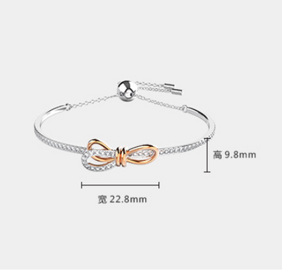 Pulsera de Plata Esterlina S925 Diseño de Moño - Joyería de Moda Viral - Image 7