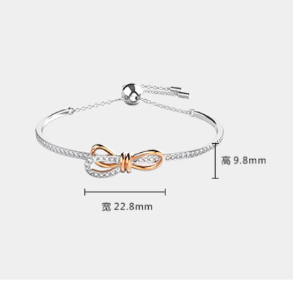 Pulsera de Plata Esterlina S925 Diseño de Moño - Joyería de Moda Viral - Image 7